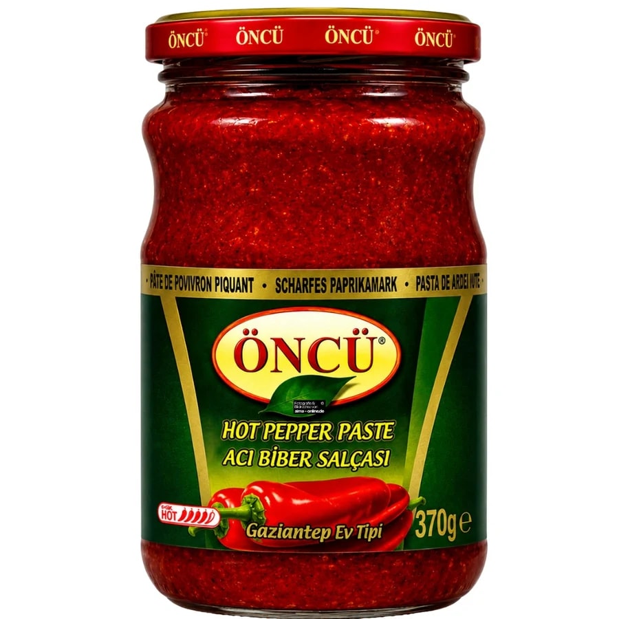Öncü - Scharfer Paprikamark, Acılı Biber Salçası 370g