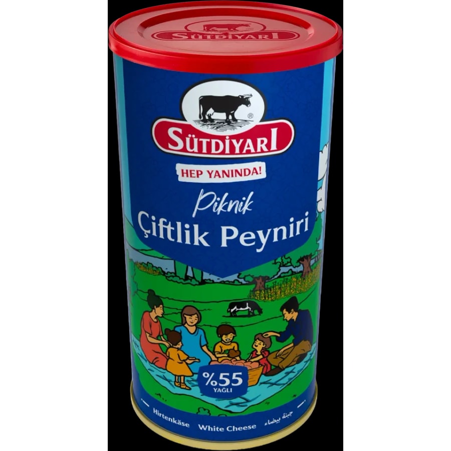 Sütdiyari Peynir/Käse Ciftlik 55+ 800g Mavi Kapak