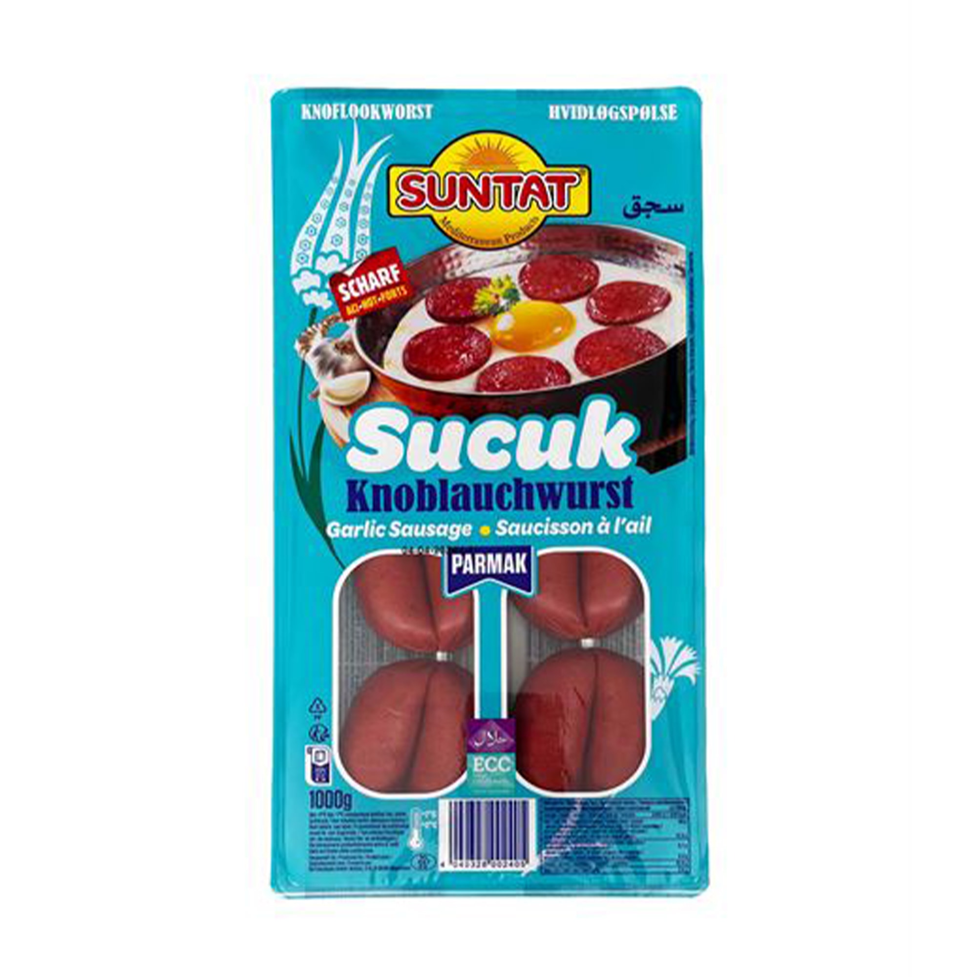 SUNTAT Ekonomik Parmak Sucuk Acılı 1000g