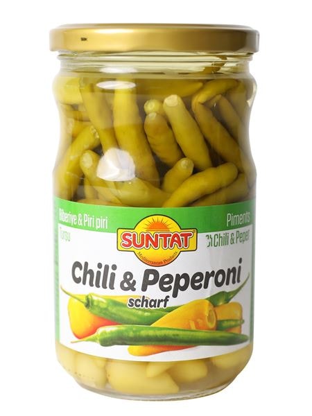 SUNTAT Chili & Peperoni 660ml Gl.