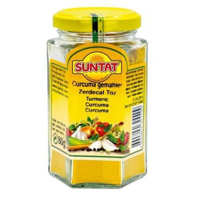 SUNTAT Zerdecal-Kurkuma 12x80g Beutel.