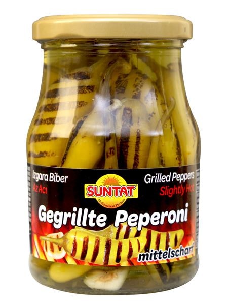 SUNTAT Gegrillte Peperoni 370ml Glas.